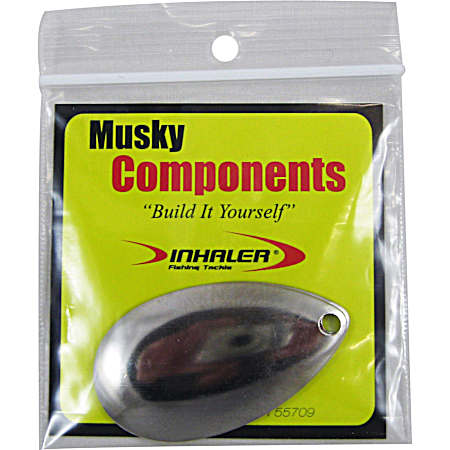 Musky Fishing Components - Indiana Blade - Nickel
