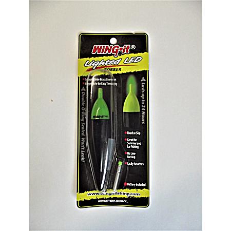 Black Green LED Lighted Bobber