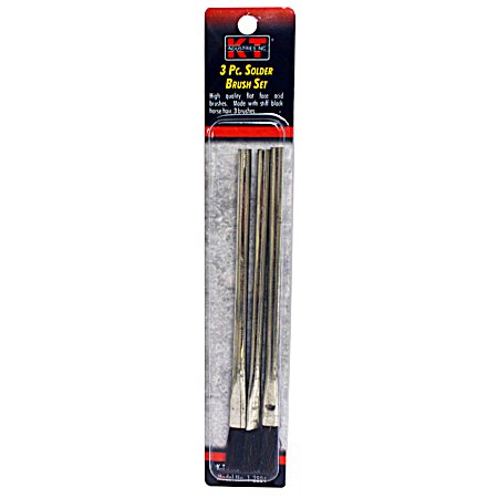 Solder Brush Set - 3 Pk