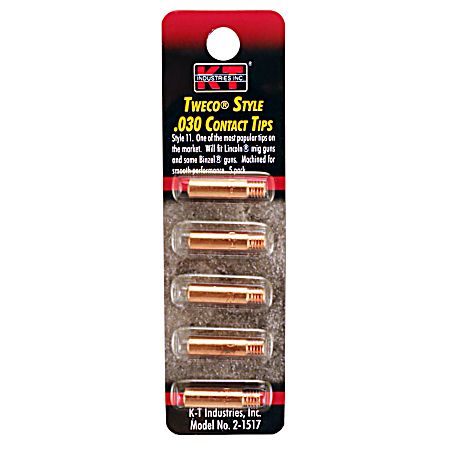 Tweco Style .030 Contact Tip - 5 Pk