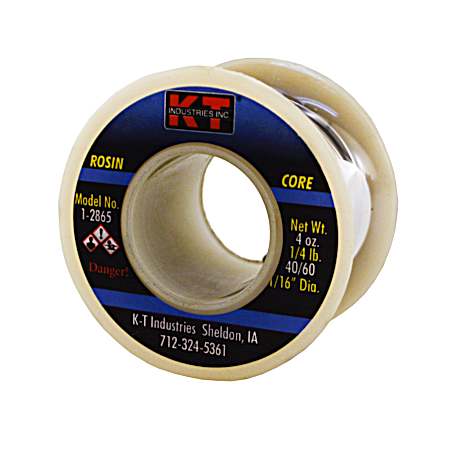 1/4 lb Rosin Core Solder 40/60 1/16-inch DIA