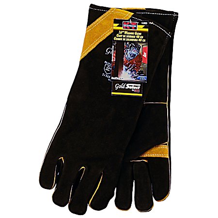 Black/Gold Premium Grade Welding Gloves