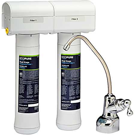 Dual Stage Undersink Water Filtration System
