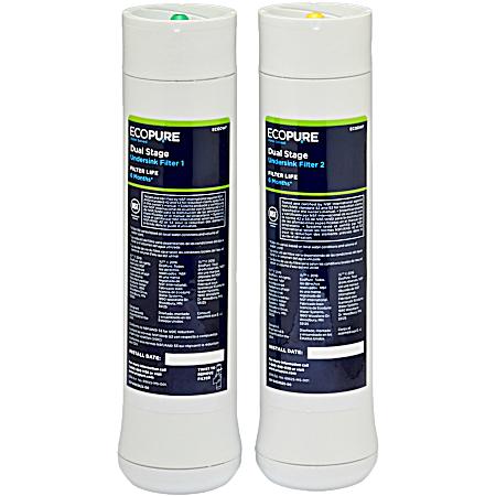 Dual Stage Undersink Filter Set