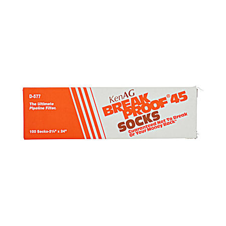 2-1/4 in x 24 in BreakProof Socks - 100 Pk