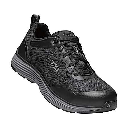 Men's Steel Gray/Black Sparta Aluminum Toe Low Work Shoes