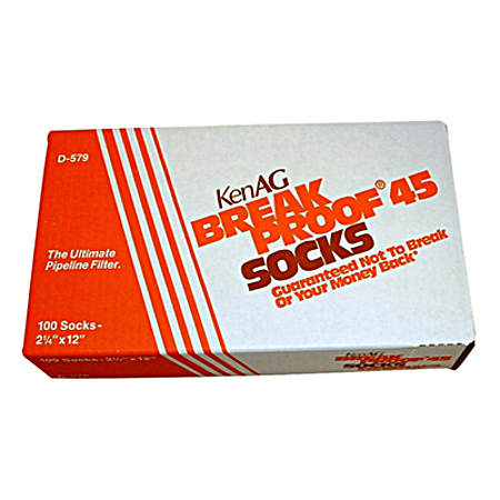 2-1/4 in x 12 in BreakProof Socks - 100 Pk