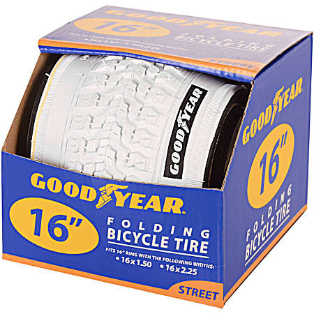 16 in White Bicycle Tire