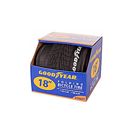 18 in Black Bicycle Tire