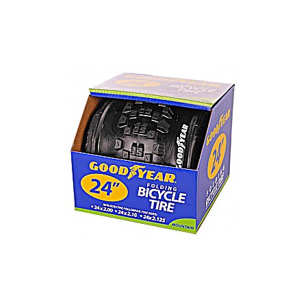 24 in Black MTB Bicycle Tire