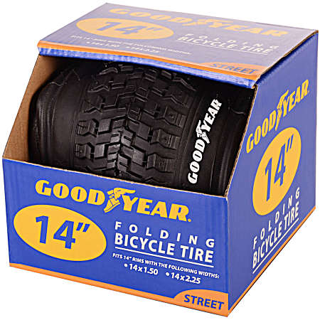 14 in Black Bicycle Tire