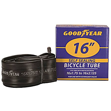 16 in Black Self Sealing Bicycle Tube