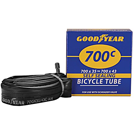 700C Black Self Sealing Bicycle Tube