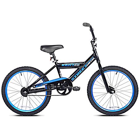 20-in Boys Black Street Metal Bicycle