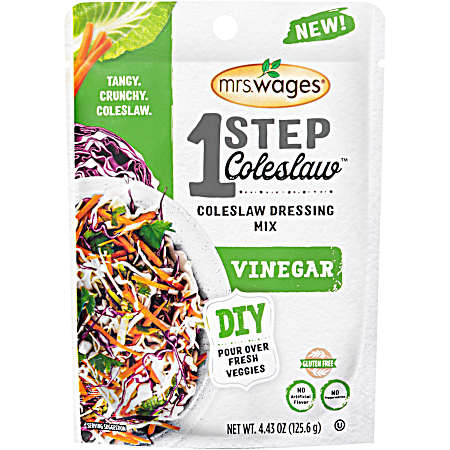 1 Step Vinegar Coleslaw Mix