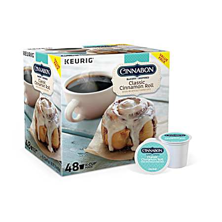 Classic Cinnamon Roll Light Roast Coffee K-Cups