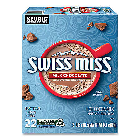 Milk Chocolate Flavor Hot Cocoa Mix K-Cup Pods - 22 Ct