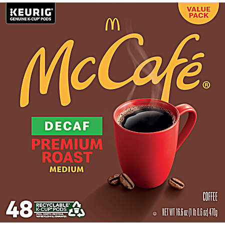 Premium Decaf Medium Roast K-Cups - 48 Ct