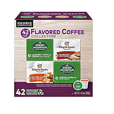 Flavored Coffee Lovers Collection K-Cup Pods - 42 Ct