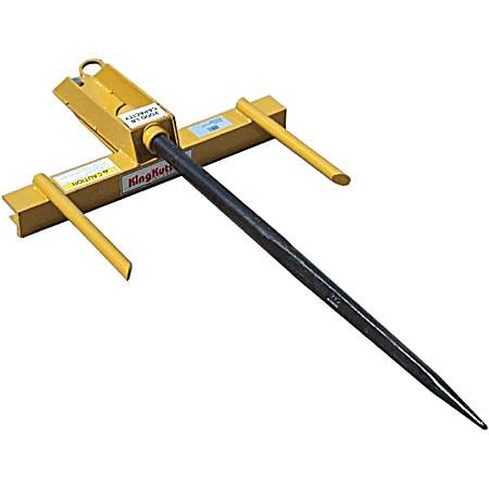 Yellow Bucket Spear Bale Mover