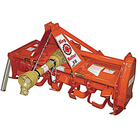 4 ft Orange Gear Driven XB Rotary Tiller