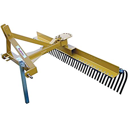 84-in Gold Tubular Yard Rake