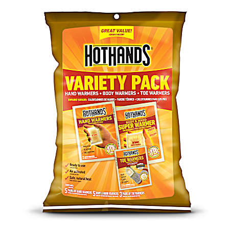 Hand, Toe & Body Warmers Variety Pack