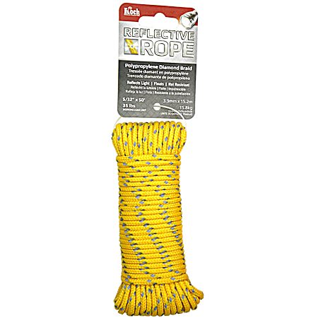 Diamond Braided Polypropylene Reflective Rope