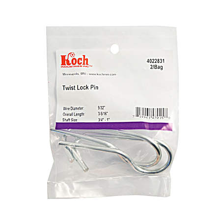3/4-1 in Twist Lock Pin - 2 Pk