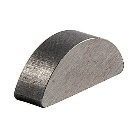 No. 15 1/4 in x 1 in Self-Colored Woodruff Key - 1 Pk