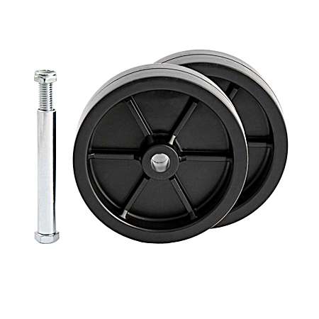 6 in Replacement Dual Wheel for Marine Trailer Jack