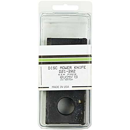 Disc Mower Knife - D21-202 - 6 Pk