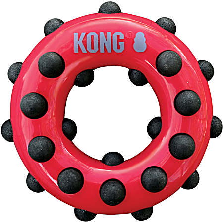 Dotz Circle Red Dog Toy