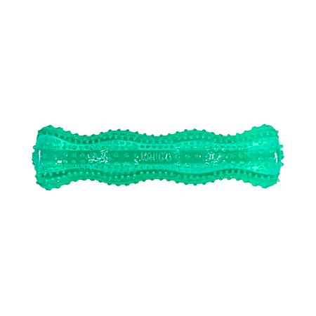 Medium Green Squeezz Dental Stick Dog Toy