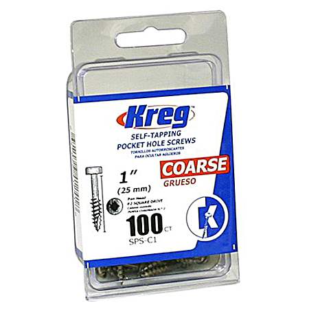 100 Pk. Pan-Head Screws - Coarse