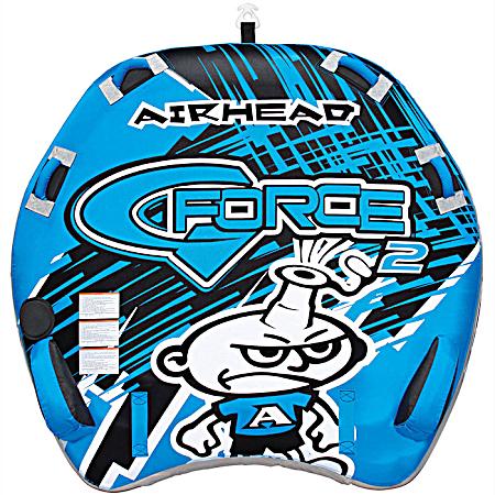 G-Force 2 Blue Double-Rider Towable Inflatable Tube