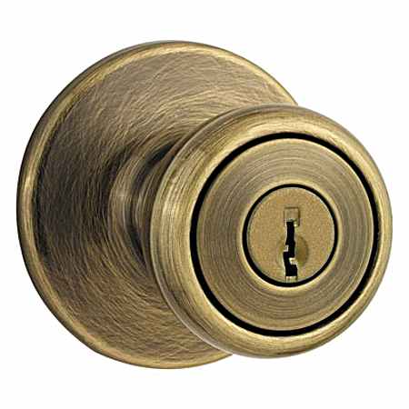 Tylo Entry Door Knob - Antique Brass