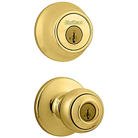 Polo Deadbolt & Knob Combo