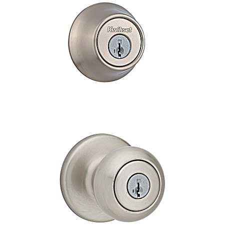Cove/Deadbolt Combo - Satin Nickel