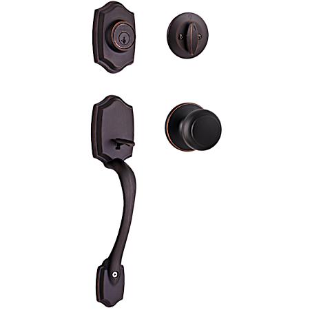 Belleview Venetian Bronze Handleset with Cove Knob