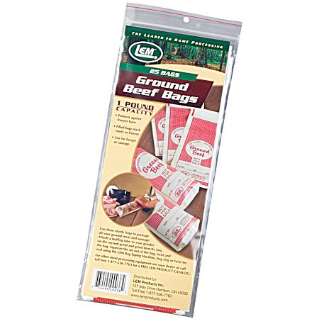 1 Lb. Ground Beef Bags