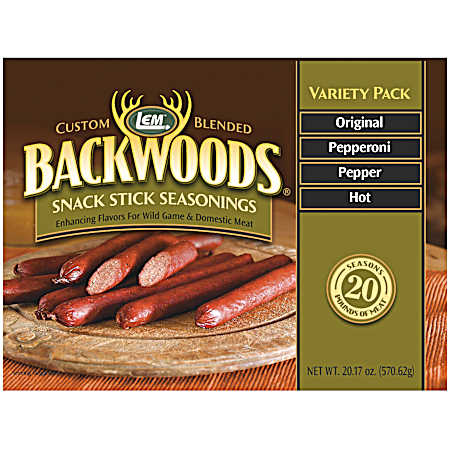 Backwoods 20.17 oz Snack Stick Variety Pack Seasonings