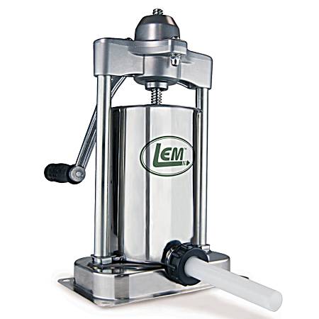 Mighty Bite 5 lb Vertical Stainless Steel Sausage Stuffer