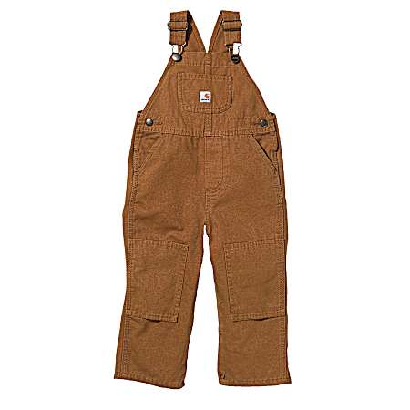 Toddler Brown Bib Overalls