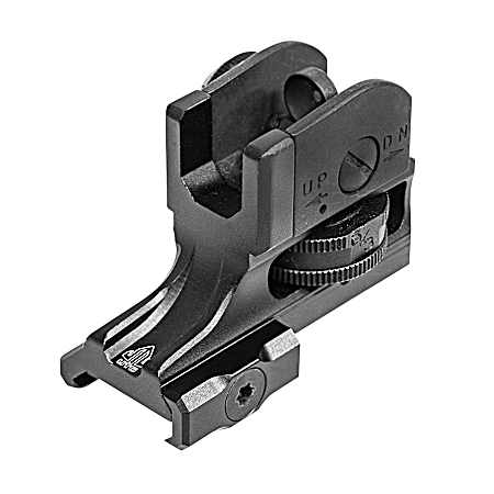AR15 Super Slim Fixed Rear Sight, Picatinny