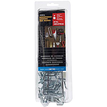 47 Pc. Pegboard Hook Assortment