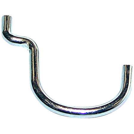 1/2 In. Medium-Duty Curved Hook w/Peg Lock