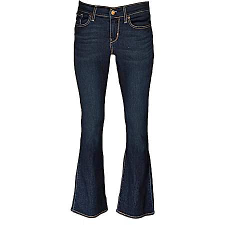 Women's Simply Stretch Stormy Sky Boot Cut Jeans
