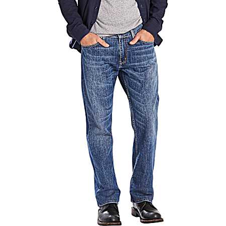 Men's Big & Tall Steely Blue Relaxed Fit Jeans