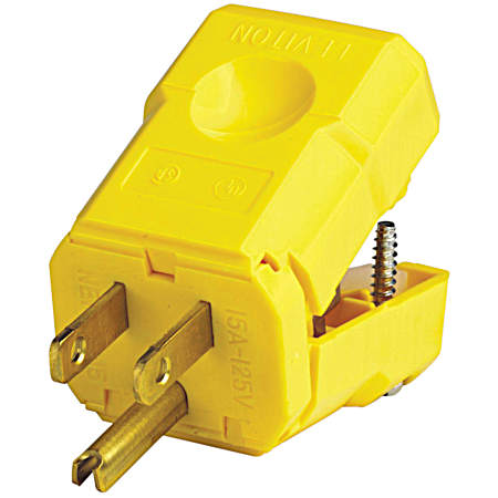 15 Amp 125V 3-Wire Industrial Grade Plug